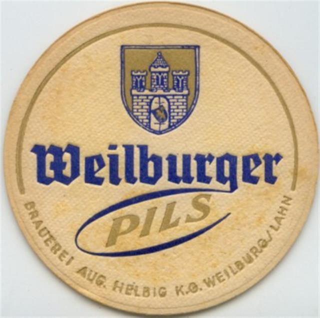 weilburg lm-he weilburger rund 1a (215-weilburger pils-blaugold) 